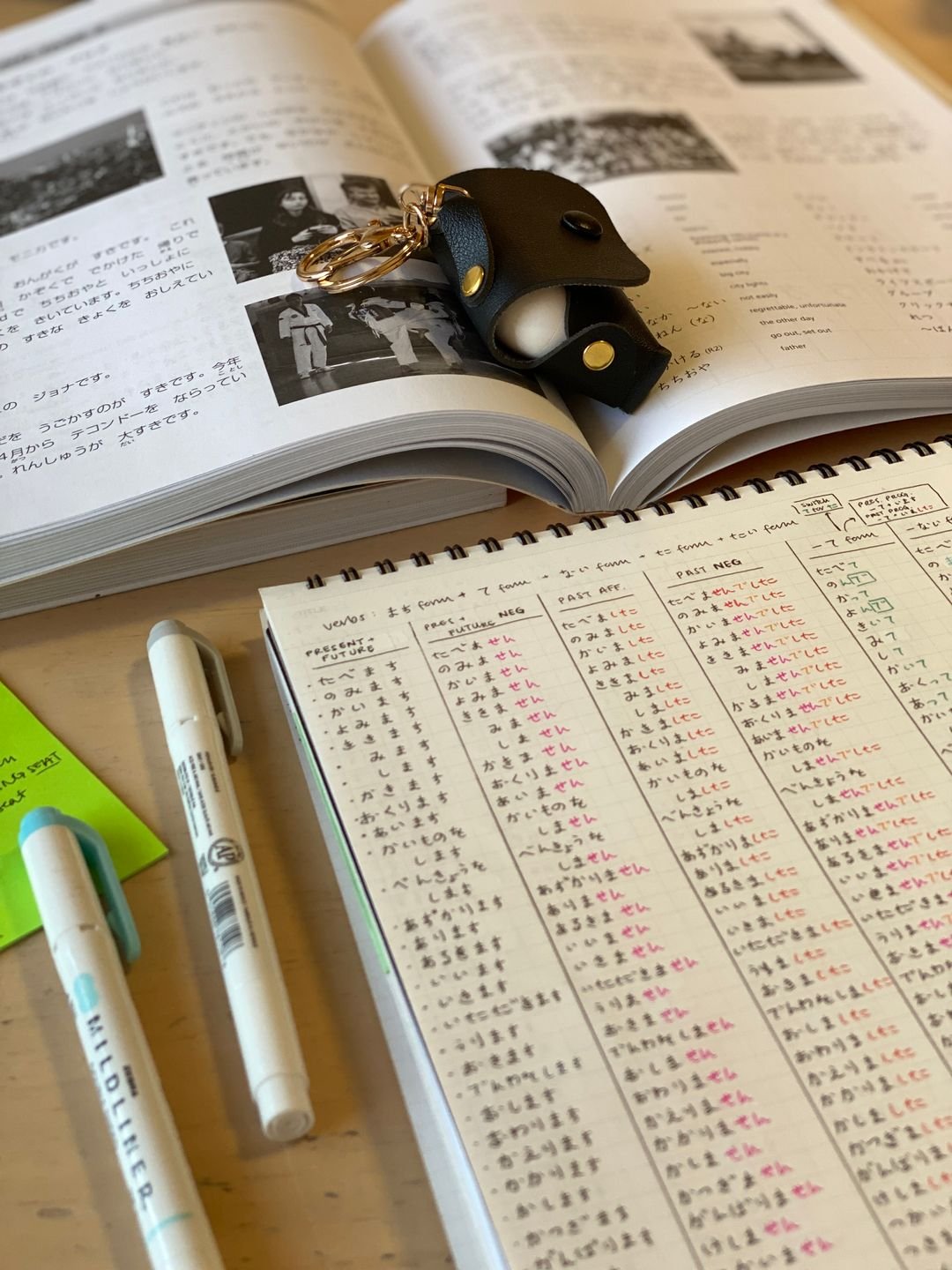 Japanese language study notes